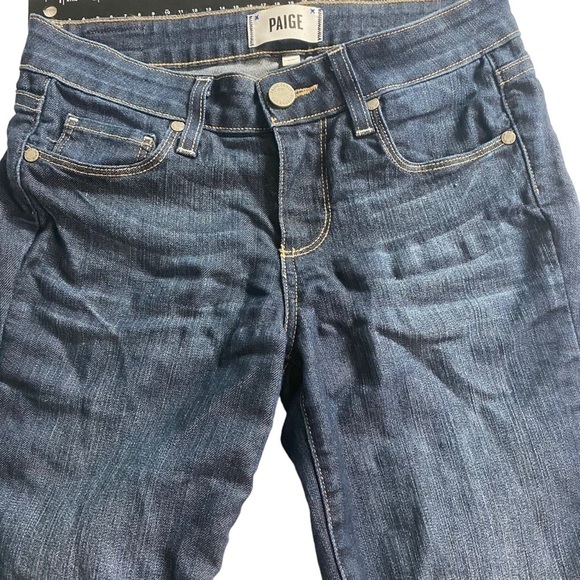 Paige Kylie Crop Dark Blue Jeans Size 25 - Picture 9 of 11